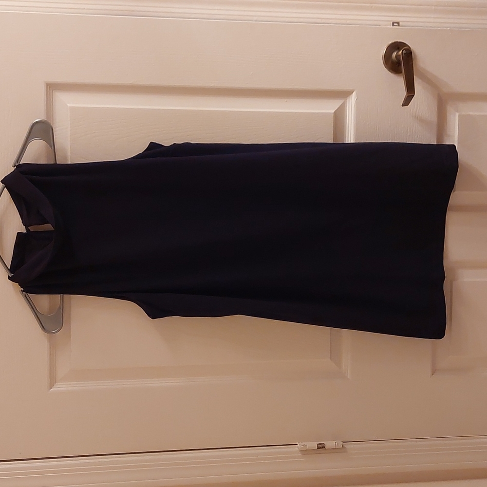 Medium collared little black dress